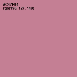 #C47F94 - Charm Color Image