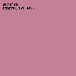 #C48195 - Puce Color Image