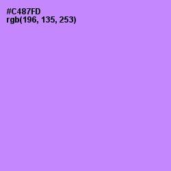 #C487FD - Light Wisteria Color Image