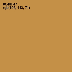 #C48F47 - Tussock Color Image