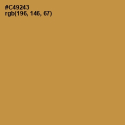 #C49243 - Tussock Color Image