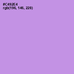#C492E4 - Light Wisteria Color Image