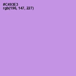 #C493E3 - Light Wisteria Color Image