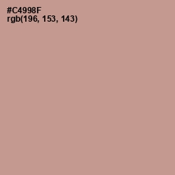#C4998F - Oriental Pink Color Image