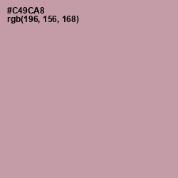 #C49CA8 - Careys Pink Color Image