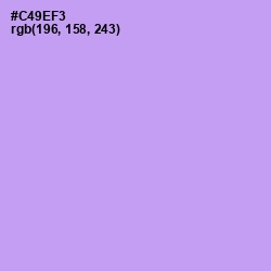 #C49EF3 - Light Wisteria Color Image