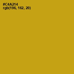 #C4A214 - Buddha Gold Color Image