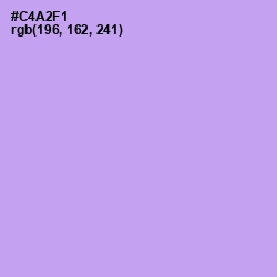 #C4A2F1 - Perfume Color Image