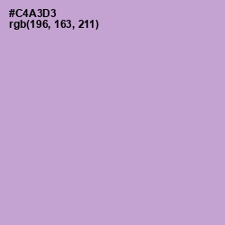 #C4A3D3 - Light Wisteria Color Image