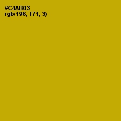 #C4AB03 - Buddha Gold Color Image