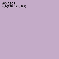 #C4ABC7 - Lilac Color Image