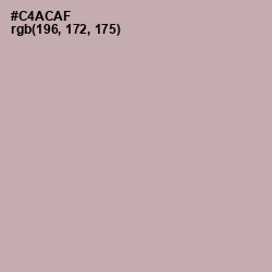 #C4ACAF - Tea Color Image