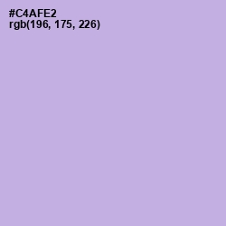 #C4AFE2 - Perfume Color Image