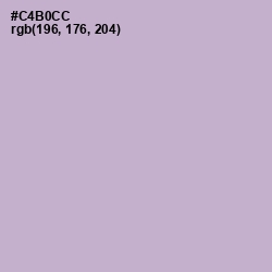 #C4B0CC - Gray Suit Color Image