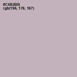 #C4B2BB - Cotton Seed Color Image