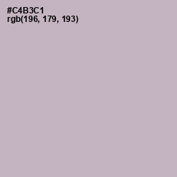 #C4B3C1 - Pale Slate Color Image