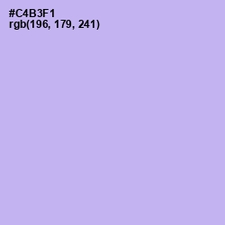 #C4B3F1 - Perfume Color Image