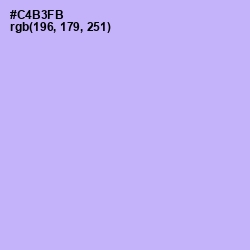 #C4B3FB - Perfume Color Image