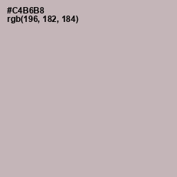 #C4B6B8 - Cotton Seed Color Image
