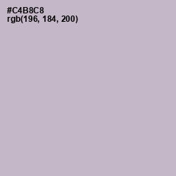 #C4B8C8 - Gray Suit Color Image