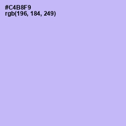 #C4B8F9 - Perfume Color Image