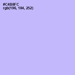 #C4B8FC - Perfume Color Image