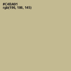 #C4BA91 - Indian Khaki Color Image