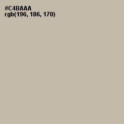 #C4BAAA - Bison Hide Color Image
