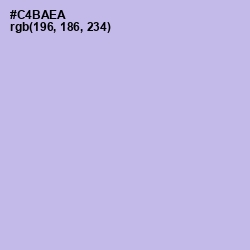 #C4BAEA - Perfume Color Image