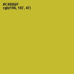 #C4BB2F - Earls Green Color Image
