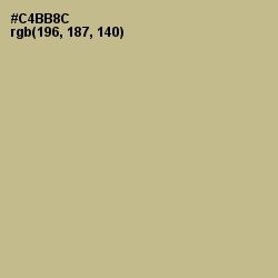 #C4BB8C - Sorrell Brown Color Image