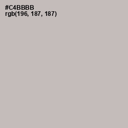 #C4BBBB - Cotton Seed Color Image