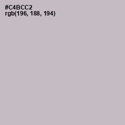 #C4BCC2 - Pale Slate Color Image