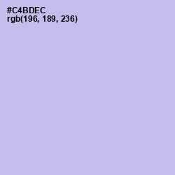 #C4BDEC - Perfume Color Image