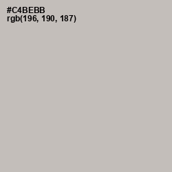 #C4BEBB - Cotton Seed Color Image