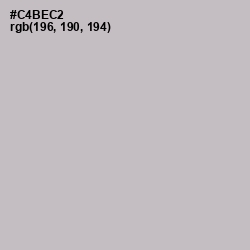 #C4BEC2 - Pale Slate Color Image