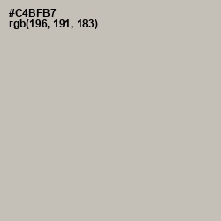 #C4BFB7 - Cotton Seed Color Image