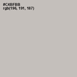 #C4BFBB - Cotton Seed Color Image