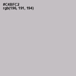 #C4BFC2 - Pale Slate Color Image