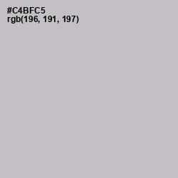 #C4BFC5 - Pale Slate Color Image