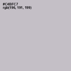 #C4BFC7 - Pale Slate Color Image