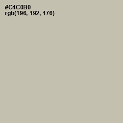 #C4C0B0 - Ash Color Image