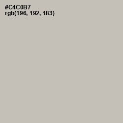 #C4C0B7 - Ash Color Image