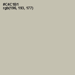 #C4C1B1 - Ash Color Image