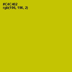 #C4C402 - Bird Flower Color Image