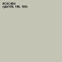 #C4C4B4 - Ash Color Image