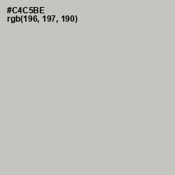 #C4C5BE - Mist Gray Color Image