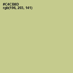 #C4CB8D - Pine Glade Color Image