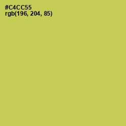 #C4CC55 - Wattle Color Image