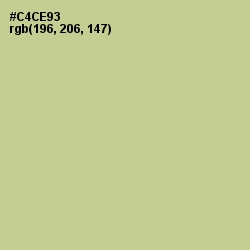 #C4CE93 - Pine Glade Color Image
